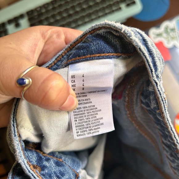 American Eagle Mini Jean Skirt - Picture 4 of 4